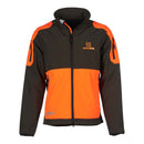 UNIVERS GIACCA SOFTSHELL CADORE U-TEX VERDE/ARANCIO