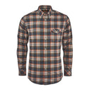 BLASER CAMICIA TWILL CLASSIC MARRONE/ARANCIO 118061