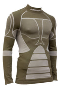 SKINDRY MAGLIA M/L ZIP EXTREME   MILITARE