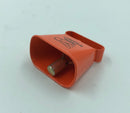 CINOFILIA PANNO CAMPANO FRANCESE IN ACCIAIO VERNICIATO ARANCIO H 3,5CM