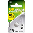 GP BATTERIA ALCALINA LR44 A76 1.5V