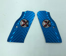 TANFOGLIO GUANCE ALLUMINIO PER XTREME FUSTO SMALL FRAME CAL. 9 AZZURRE